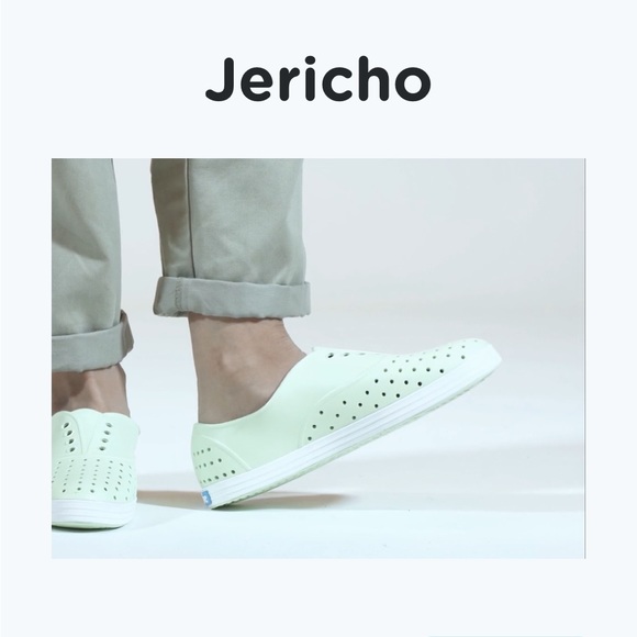 Native Jericho shoes, black and white, size 10 - Picture 5 of 5